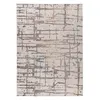 Image de Tapis Tissé Imprimé Abstrait "Jaka" Crème 160 x 230 cm