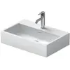 Image de Duravit, Lavabo, Lavabo Compact VERO AIR o ÜL m HLB 600x400mm 1 trou de robinet blanc (400 mm, 600 mm)