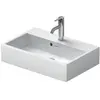 Image de Duravit, Lavabo, Lavabo Compact VERO AIR o ÜL m HLB 600x400mm sans trou pour robinet blanc (400 mm, 600 mm)