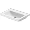 Image de Duravit, Lavabo, Lavabo pour meuble D-NEO m ÜL m HLB sans trou pour robinet 650x480mm blanc (480 mm, 650 mm)