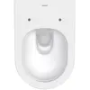 Image de Duravit, Abattant WC, WC mural à chasse d'eau basse D-NEO rimless, incl. Durafix blanc