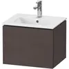 Image de Duravit, Meuble sous-lavabo, L-Cube meuble-lavabo mural Compact, 1 tiroir, largeur : 520mm, pour Me by Starck 233653 (52 x 42.10 x 58 cm)