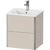 Image de Duravit, Meuble sous-lavabo, XSquare meuble-lavabo Compact mural 51,0x41,8 cm, 2 tiroirs, pour lavabo ME by Starck 233653 (51 x 41.80 x 56 cm)