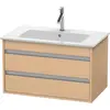 Image de Duravit, Meuble sous-lavabo, Ketho bâti-support lavabo suspendu, 800x480x475 mm, 2 tiroirs, pour ME by Starck 233683 (80 x 48 x 47.50 cm)
