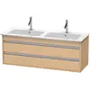 Image de Duravit, Meuble sous-lavabo, Ketho bâti-support lavabo suspendu, 1270x480x475 mm, 2 tiroirs, pour ME by Starck 233613 (127 x 48 x 47.50 cm)