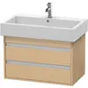 Image de Duravit, Meuble sous-lavabo, Ketho bâti-support lavabo suspendu, 750x480x440 mm, 2 tiroirs, pour lavabos Vero 045480 (75 x 48 x 44 cm)