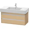Image de Duravit, Meuble sous-lavabo, Ketho bâti-support lavabo suspendu, 1000x480x455 mm, 2 tiroirs, pour lavabos Vero 032910 (100 x 48 x 45.50 cm)