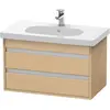 Image de Duravit, Meuble sous-lavabo, Ketho bâti-support lavabo suspendu, 800x480x455 mm, 2 tiroirs, pour D-Code, KT664703030, KT664703030 (80 x 48 x 45.50 cm)
