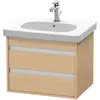 Image de Duravit, Meuble sous-lavabo, Ketho bâti-support lavabo suspendu, 600x480x455 mm, 2 tiroirs, pour D-Code, KT665003030, KT665003030 (60 x 48 x 45.50 cm)