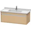 Image de Duravit, Meuble sous-lavabo, Ketho bâti-support de lavabo suspendu, 1000x410x455 mm, 1 tiroir, pour lavabos Starck 3 030410 (100 x 41 x 45.50 cm)
