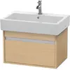 Image de Duravit, Meuble sous-lavabo, Ketho bâti-support lavabo suspendu, 650x410x440 mm, 1 tiroir, pour lavabos Vero 045470, KT668403030 (65 x 41 x 44 cm)