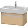 Image de Duravit, Meuble sous-lavabo, Ketho bâti-support lavabo suspendu, 750x410x440 mm, 1 tiroir, pour lavabos Vero 045480, KT668703030 (75 x 41 x 44 cm)