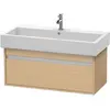 Image de Duravit, Meuble sous-lavabo, Ketho bâti-support lavabo suspendu, 950x410x440 mm, 1 tiroir, pour lavabos Vero 045410, KT668803030 (95 x 41 x 44 cm)