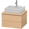 Image de Duravit, Meuble sous-lavabo, L-Cube Meuble sous-lavabo pour console, suspendu, 2 tiroirs, 620x400x547mm, LC581503030, LC581503030 (62 x 40 x 54.70 cm)