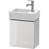 Image de Duravit, Meuble sous-lavabo, L-Cube Meuble sous-lavabo suspendu, 1 porte, charnière à gauche, 364x400x241mm, LC6293L3030 (36.40 x 24.10 x 40 cm)