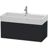 Image de Duravit, Meuble sous-lavabo, L-Cube bâti-support de lavabo suspendu, 1 tiroir, 984x394x459mm, LC617801616, LC617801616 (98.40 x 45.90 x 39.40 cm)