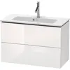 Image de Duravit, Meuble sous-lavabo, L-Cube Meuble sous-lavabo suspendu, Compact, 2 tiroirs, 820x550x391mm, LC625701616, LC625701616 (82 x 39.10 x 55 cm)