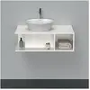 Image de Duravit, Meuble sous-lavabo, Meuble sous-lavabo D-NEO casier à droite 260x800x550mm blanc brillant (80 x 55 x 26 cm)