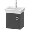 Image de Duravit, Meuble sous-lavabo, White Tulip, meuble sous vasque suspendu, largeur 384 x profondeur 298mm, avec 1x arrêt de (38.40 x 29.80 x 41 cm)