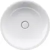 Image de Duravit, Lavabo, lavabo pour meuble WHITE TULIP d= 50cm o ÜL sans bord pour robinetterie blanc (500 mm, 500 mm)