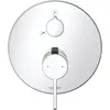 Image de Duravit, Robinetterie de salle de bains, Set de finition D-NEO pour mitigeur bain/douche encastré avec clapet antiretour, chromé