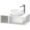 Image de Duravit, Meuble sous-lavabo, Meuble sous-vasque D-NEO Compact 1 compartiment ouvert 260x800x480mm blanc mat (80 x 48 x 26 cm)