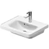 Image de Duravit, Lavabo, Lavabo pour meuble D-NEO 500x400mm, sans trop-plein blanc 1 trou de robinetterie (400 mm, 500 mm)