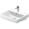 Image de Duravit, Évier, Meuble vasque No 1 avec trop-plein, 1 trou pour robinet, blanc 550x460mm (46 cm, 55 cm)
