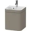 Image de Duravit, Ensemble de meubles de salle de bain, Happy D.2 Plus c-bonded Set suspendu, 400x360mm, 1 porte, charnières à droite, 1 trou de