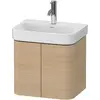 Image de Duravit, Meuble sous-lavabo, Happy D.2 Plus bâti-support pour lavabo suspendu, 475x350mm, 2 portes, HP4384071710000 (55.50 x 52.50 x 55 cm)