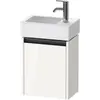 Image de Duravit, Meuble sous-lavabo, Meuble sous-lavabo Ketho.2 364x440x238mm Arrêt de porte à droite blanc brillant (36.40 x 23.80 x 44 cm)