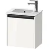 Image de Duravit, Meuble sous-lavabo, Meuble sous-lavabo Ketho.2 410x440x292mm Porte à gauche blanc brillant (41 x 29.20 x 44 cm)