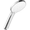 Image de Duravit, Pommeau de douche, Douchette à main 110, 3 jet chrome / blanc (3 Types de jets, 14 l/min)