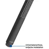 Image de Duravit, Pommeau de douche, Douchette ronde noire mate (1 Type de jet, 21 l/min)
