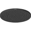 Image de Duravit, Pommeau de douche, Douche de tête 1 jet, 230 noir mat (1 Type de jet, 24 l/min)
