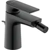 Image de Duravit, Robinet de bidet, Mitigeur monocommande pour bidet Tulum bec 126mm m ZAG noir mat