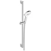 Image de Pommeau de douche DURAVIT 3 jets type massage flexible et barre chromé