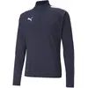 Image de Puma, Hommes, T-shirt de sport, teamLIGA Top 1/4 Zip-657236 (XL), Bleu