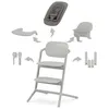 Image de Chaise haute LEMO 4en1 SET Suede Grey - CYBEX - Gris
