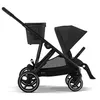 Image de Poussette GAZELLE S Noire Moon Black - CYBEX - Noir