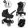 Image de CYBEX Poussette trio EOS PLUS + Cloud G : poussette convertible + siege auto naissance allongeable+nacelle transformable en assise