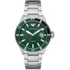 Image de Emporio Armani, Montre, Mario, Argent, (Horloge analogique, 42 mm)