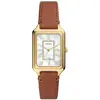 Image de Fossil, Montre, Raquel, Marron, Or, Blanc, Gris, (Horloge analogique, 26 mm)