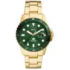 Image de Fossil, Montre, Blue, Or, (Horloge analogique, 42 mm)