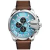 Image de Diesel, Montre, Mega Chief, Bleu, (Chronographe, 51 mm)