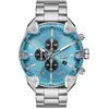 Image de Diesel, Montre, Spiked, Bleu, (Chronographe, 49 mm)