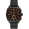 Image de Fossil, Montre, Machine, Noir, Marron, (Chronographe, Horloge analogique, 44 mm)
