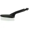 Image de vhbw brosse de lavage compatible avec Kärcher K 4.91 MD T 200, K 4.98 MD T 300, K 4.990 MD Plus nettoyeur haute pression - 34x10 cm, noir / blanc