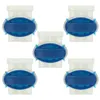 Image de vhbw 5x connecteurs pour câble périphérique compatible avec Bosch Indego robots de pelouse - Serre-câbles, étanches, transparent / bleu
