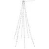 Image de Sygonix, Guirlande lumineuse, LED Baummantel Innen/Aussen 230 V/50 Hz 120 SMD Leuchtmodus einstellbar (2 m)